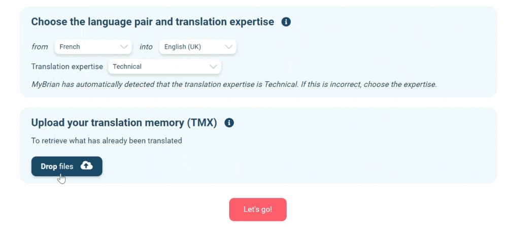 Translation memory order a translation how it works