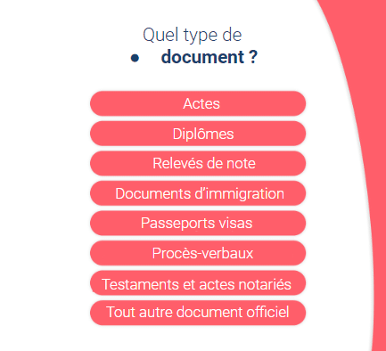 documents traduction assermentée